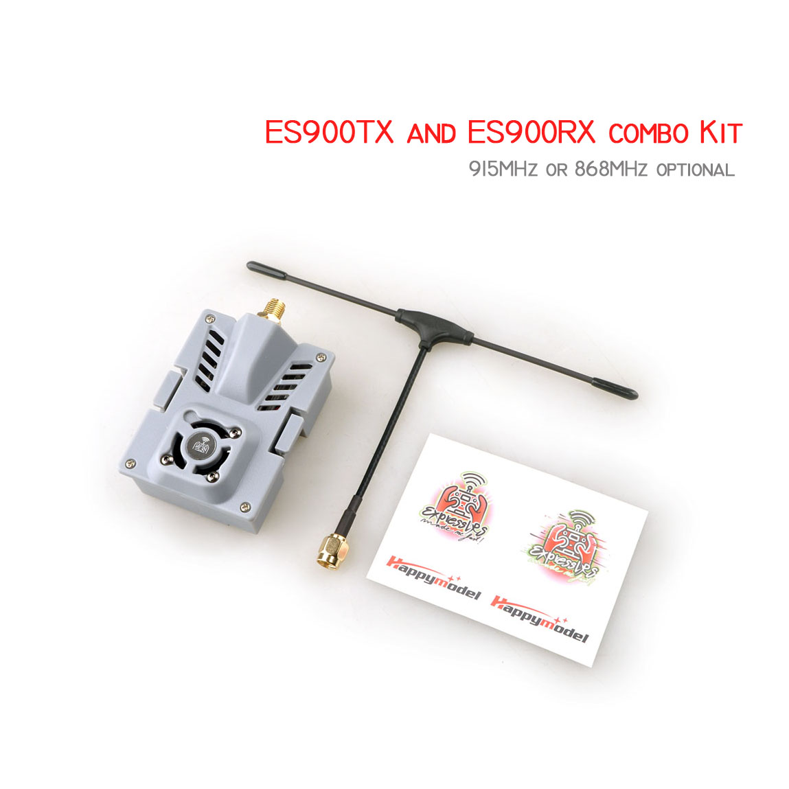Drone Receiver - Happymodel RC ELRS Micro ES900RX（Receiver）ES900TX（Module）Combo Kit