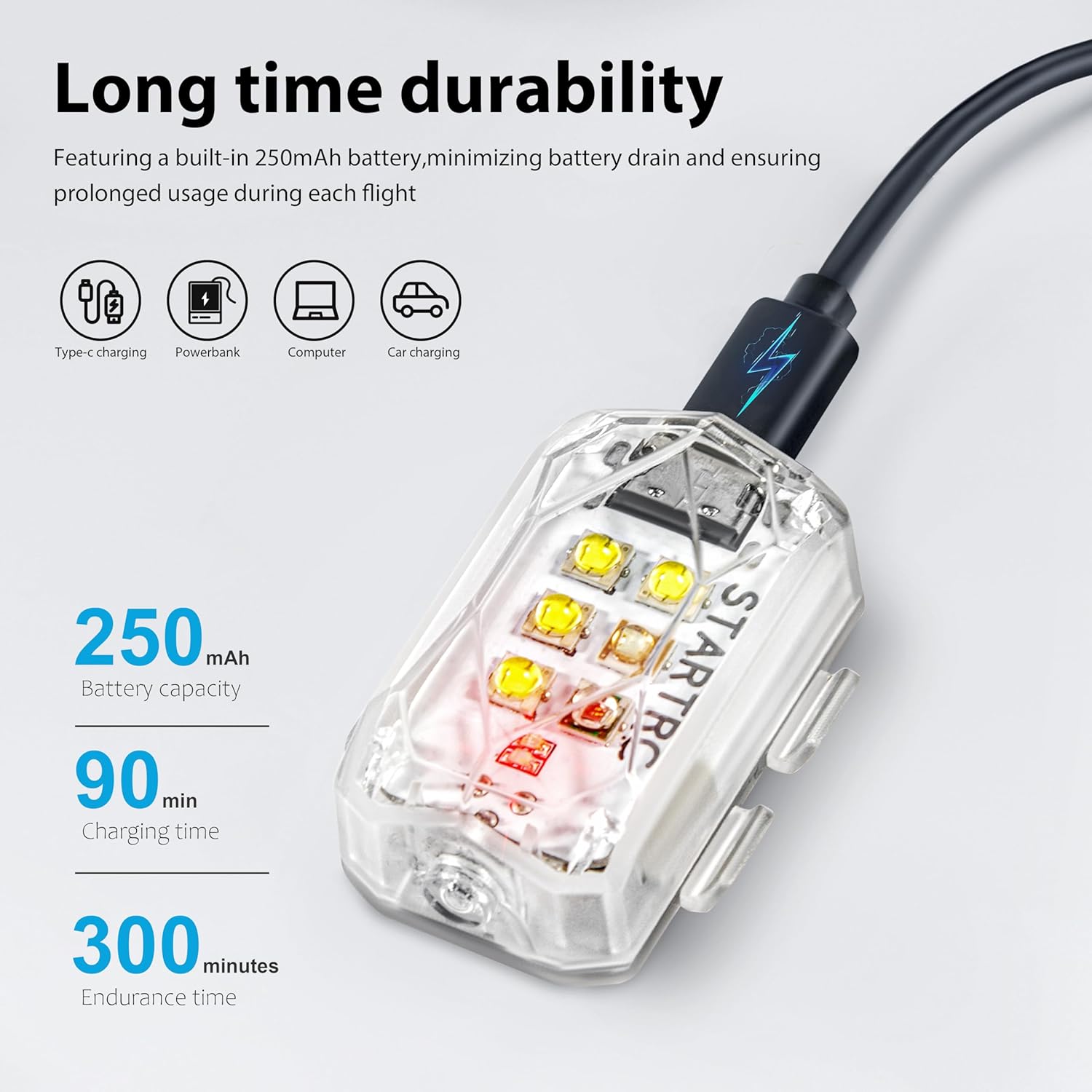 STARTRC Drone Strobe Light Ant - Drone Led Light ulasan dan harga