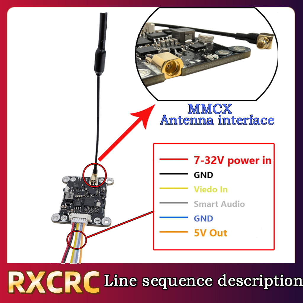 RXCRC 5.8G Module 48CH 1.6W VT - Drone Camera ulasan dan harga