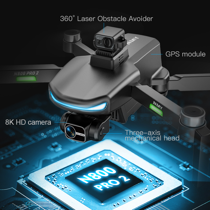 N800 PRO 2 GPS Drone Professio - Drone Gps Mount ulasan dan harga