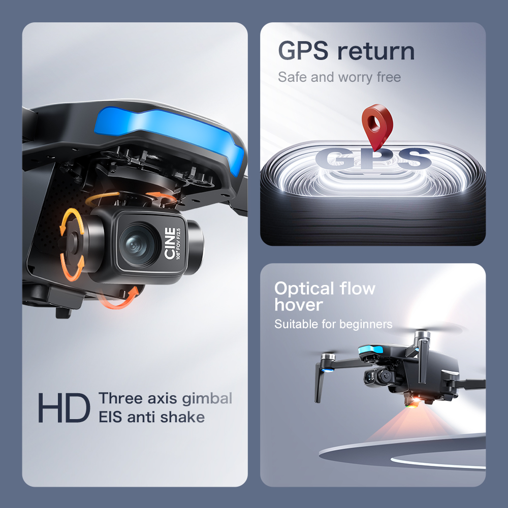 Original S-X1 GPS Drone 8KHD p - Drone Gps Mount ulasan dan harga