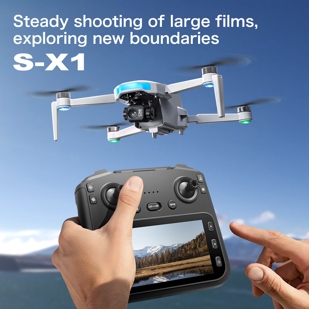 Original S-X1 GPS Drone 8KHD p - Drone Gps Mount ulasan dan harga