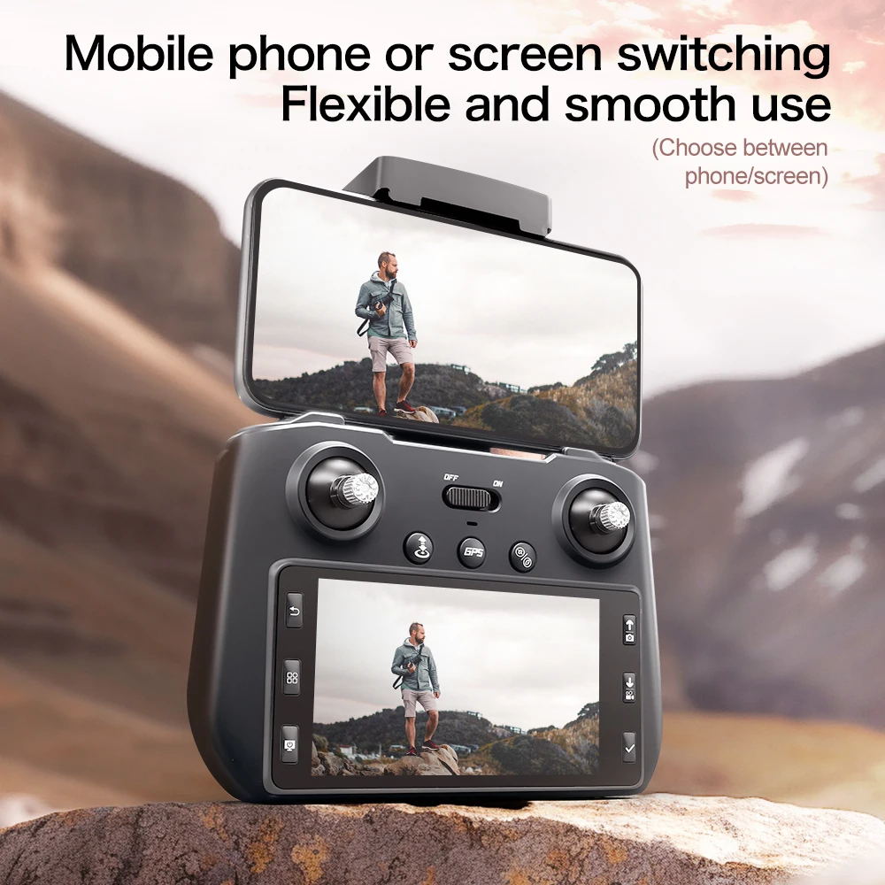 Original XT808 Pro MAX Drone 4 - Drone Gps Mount ulasan dan harga