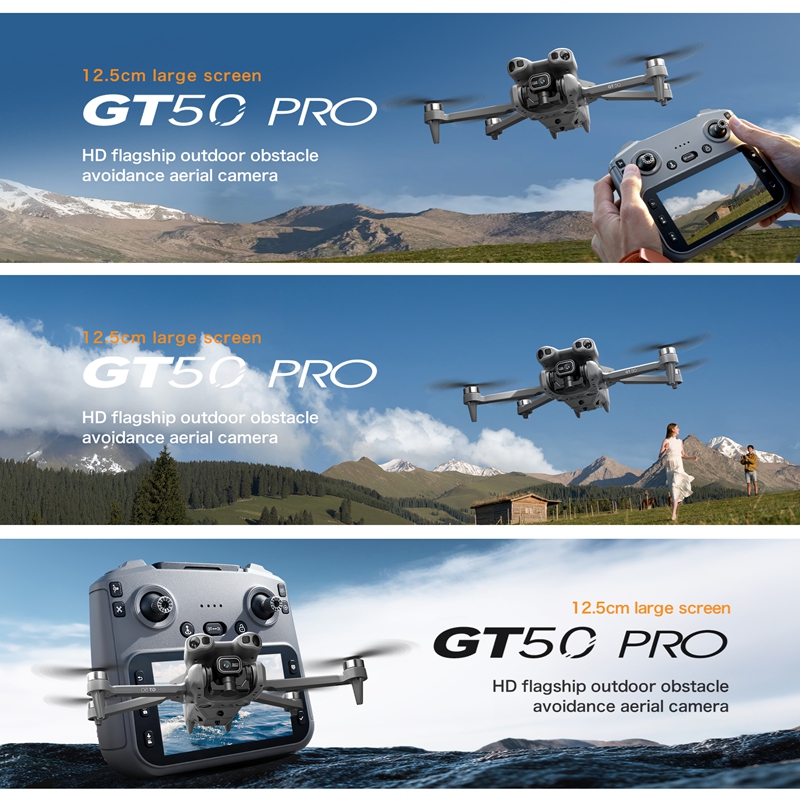 GT50 Mini Drone Dual Camera 8K - Drone Gps Mount ulasan dan harga